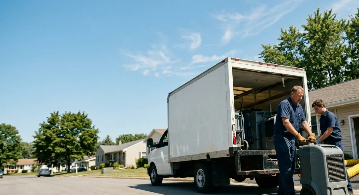 Water Damage Cleanup in Flossmoor, IL near me